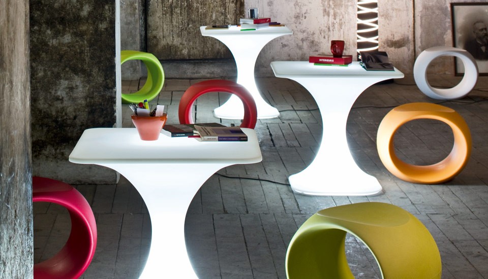 Cero Outdoor Stool by Serralunga Furniture Stool Cero Outdoor Stool by Serralunga Furniture Stool